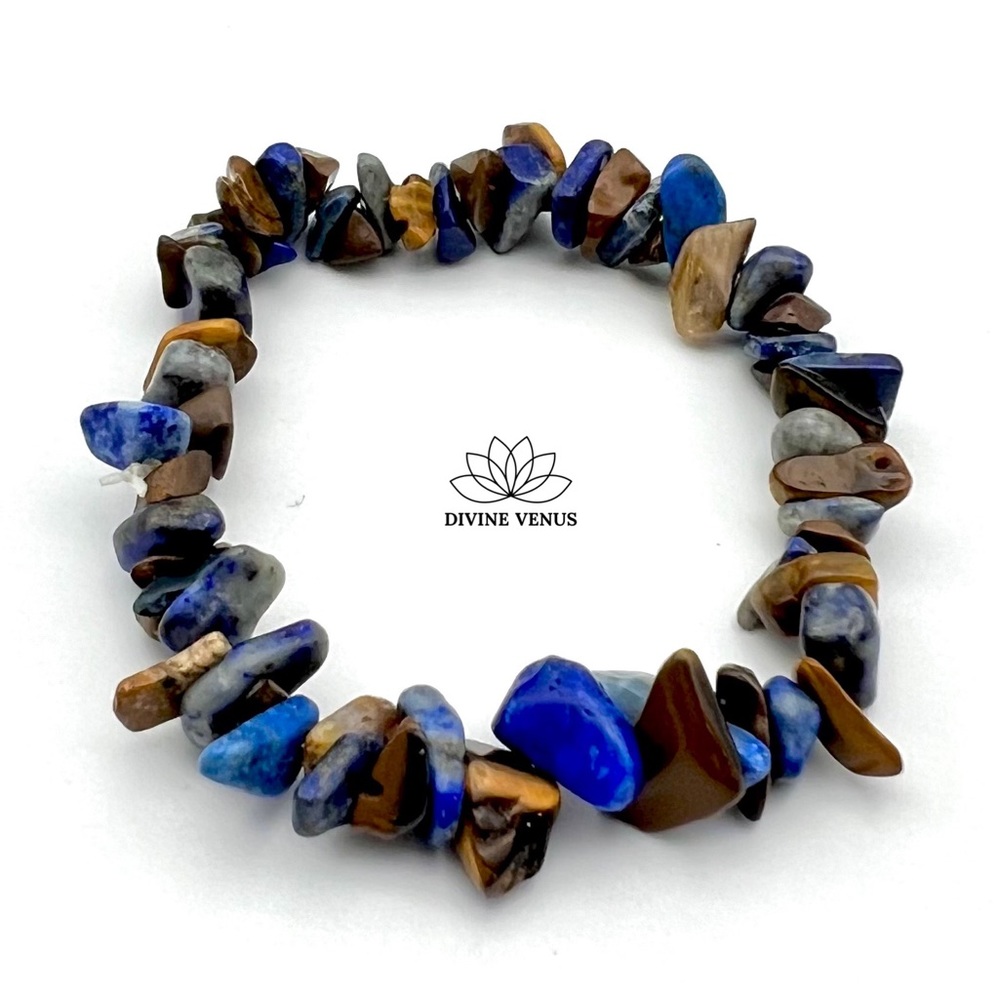 Tiger’s Eye & Lapis Lazuli Bracelet